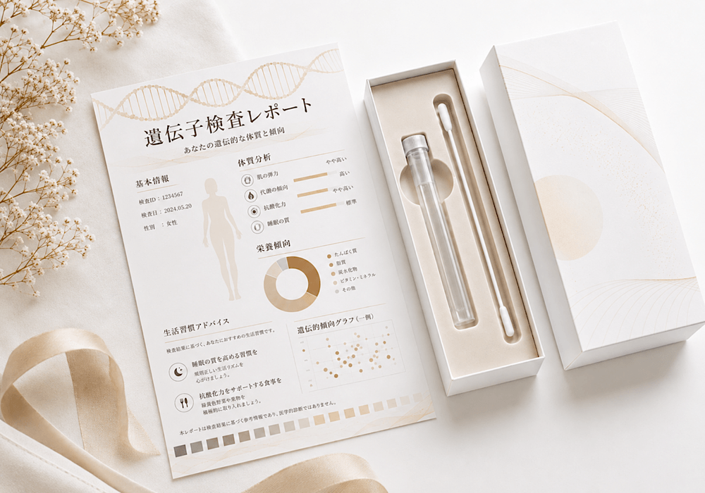 遺伝子検査を活用した体質サポート